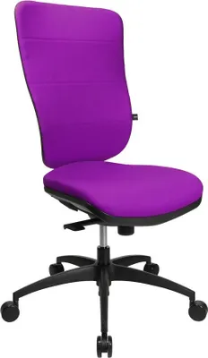Produktbild von Topstar Bürostuhl Soft Pro 100, NN400 T33 Stoff lila, Gestell schwarz