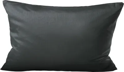 Produktbild von Kissenhülle Wildseide Optik uni 40x60 cm anthrazit