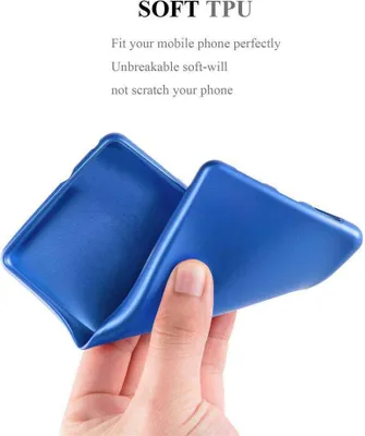 Immagine prodotto di Cadorabo custodia protettiva per Samsung Galaxy NOTE 8 in blu custodia del telefono cellulare TPU custodia in silicone cover case