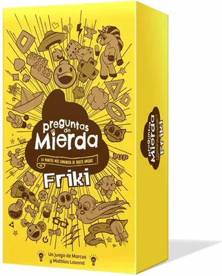 Image de Asmodee Preguntas De Mierda Friki Jeu de société jaune jaune One Size
