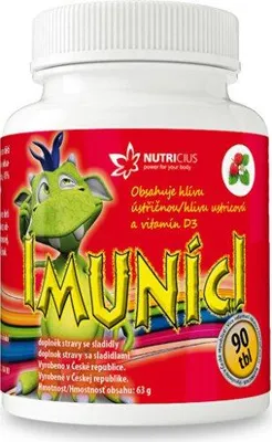 Produktbild von Imuníci – Austernpilz mit Vitamin D für Kinder, 90 Lutschtabletten