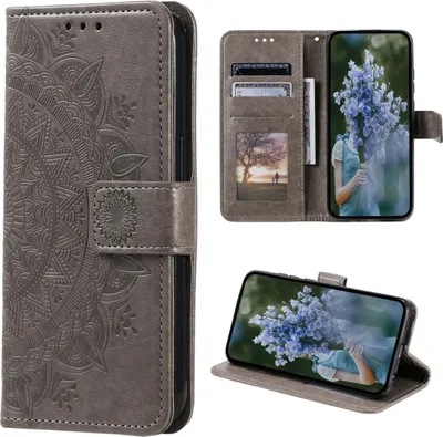 Image de Housse pour Samsung Galaxy S23 Housse téléphone portable Flip Case Cover Etui Mandala