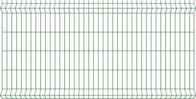 Produktbild von Strong Stabmattenzaun grün Höhe 1m Einstabmatte Drahtgitter Gartenzaun Zaun, Produkt / Zubehör:Zaunfeld Breite 2m