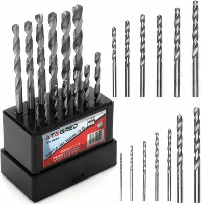Produktbild von Spiralbohrersatz Metallbohrer HSS 13-tlg. 2,0mm - 8,0mm Spiralbohrer DIN 338 Bohrer