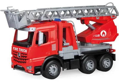Produktbild von Lena - Worxx Feuerwehrauto - Mercedes-Benz Arocs (49cm) Löschfahrzeug Leiterwagen Feuerwehr
