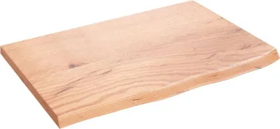 Obrázek produktu pro vidaXL Umyvadlová deska světle hnědá 60x40x2 cm Ošetřené masivní dřevo