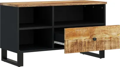 Produktbild von vidaXL TV-Schrank 80x33x46 cm Massivholz Mango & Holzwerkstoff