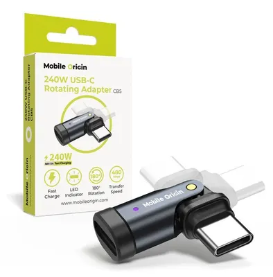 Productafbeelding van Mobiele USB-C rotatieadapter, 240W, model CB5