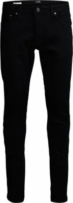 Produktbild von Jack & Jones 12113450, Schwarz, Jeans, Baumwolle, Elasthan, Nicht bleichen, Natürliche Trocknung, Nicht chemisch reinigen