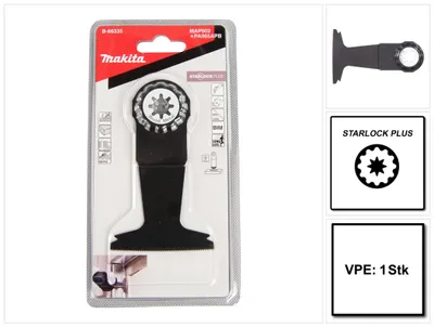 Zdjęcie produktu dla Brzeszczot do cięcia wgłębnego Makita, 65 mm Starlock Plus - 20 TPI - BiM - MAP002 - Drewno / Metal