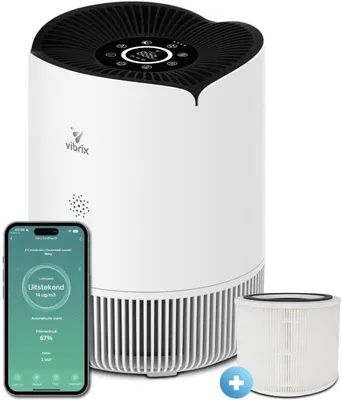 Produktbild von Luftreiniger HEPA H13 Ionisator CADR 180 m³/h für 30 m² 25 dB App Steuerung entfernt 99,95% Staub Pollen Allergene Rauch Tierhaare
