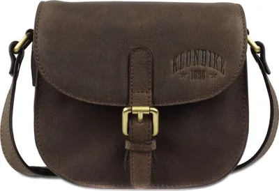 Produktbild von KLONDIKE 1896 Umhängetasche Abendtasche Yukon Carey Shoulder bag small Dark Brown braun