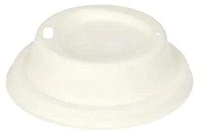 Produktbild von 50 Dom-Deckel, Zuckerrohr pure rund Ø 8 cm · 2,5 cm weiss