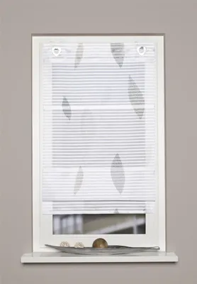 Produktbild von Home Wohnideen Magnetrollo Querstreifen Digitaldruck "Paolo" 130 x 80 cm Stein