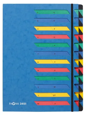 Produktbild von Pagna Deskorganizer Classic (Sammelmappe, 24 Fächer, A-Z) blau
