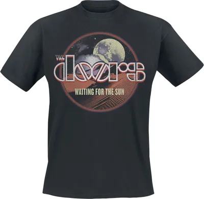 Produktbild von The Doors T-Shirt Herren Waiting For The Sun schwarz S