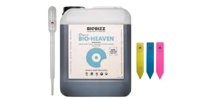 Produktbild von BioBizz  Heaven 5 Liter–inklusive Dosierpipette & 3 Pflanzenschilder (Farbe zufällig)