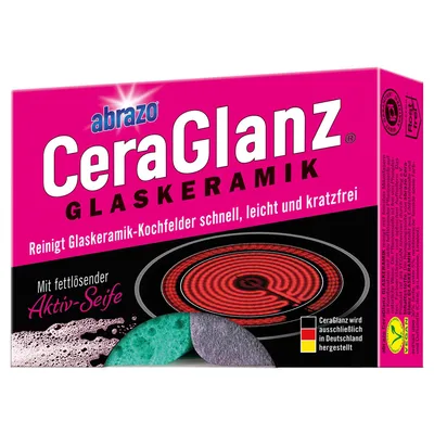 Produktbild von abrazo Schwämme CeraGlanz Glaskeramik 1 x 2 Stück