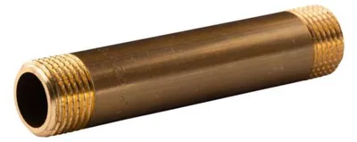 Produktbild von Messing Gewinde-Fitting Distanz Doppelnippel 1/2'-1/2' L= 100 mm, schwere Ausführung