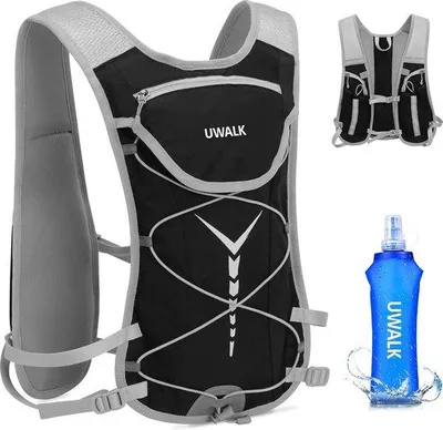 Obrázek produktu pro Běžecká vesta 8 l s 500ml lahví, ideální pro běh, maraton, jogging