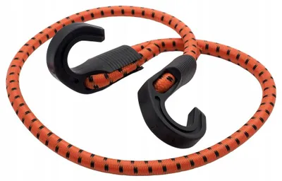 Produktbild von Elastisches Gummiseil 60 cm mit Kunststoffhaken für Gepäck
