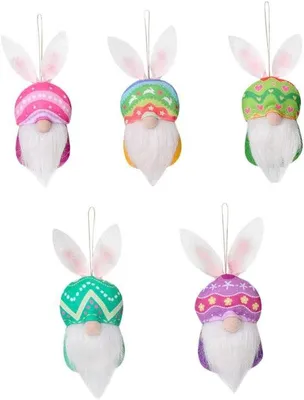 Image de Petites poupées décoratives de jardin en non-tissé, lot de 10