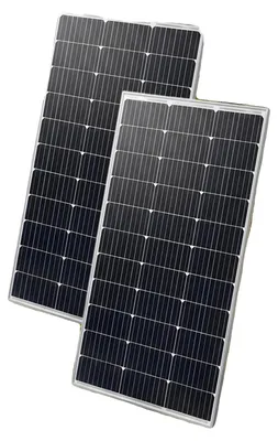 Image de Panneaux solaires, monocristallins, efficacité de 24%, 100W, lot de 2