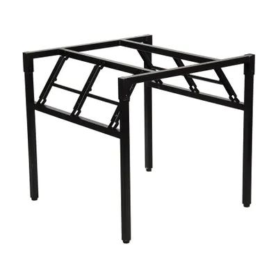 Produktbild von Klappgestell für Tisch, Schreibtisch NY-A024, für Büro, Hotel, Restaurant, Maße 76x76x72,5 cm, Schwarz