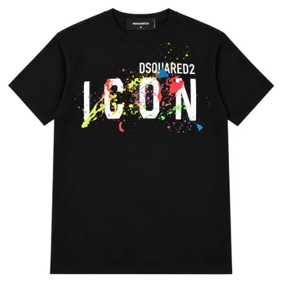 Productafbeelding van Dsquared2 ICON Splash Cool T-shirt, heren, zwart, maat L
