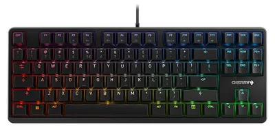 Produktbild von G80-3000N RGB TKL (schwarz, EU-Layout (QWERTY), Cherry MX Silent Red)