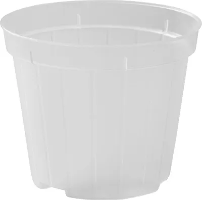 Zdjęcie produktu dla MODIFORM Plastikowa doniczka do storczyków, średnica 14 cm, przezroczysta