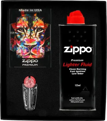 Produktbild von ZIPPO Feuerzeug LÖWE DESIGN Geschenkset Nr. 1