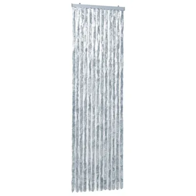 Produktbild von Insektenschutz-Vorhang Weiß und Grau 56x185 cm Chenille
