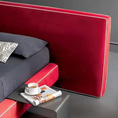 Produktbild von Design Luxus Doppel Hotel Betten Stoff Luxus Schlafzimmer Bett Italien Möbel Neu