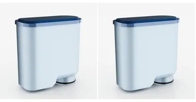 Zdjęcie produktu dla Filtr do wody do ekspresów do kawy, kompatybilny z Saeco Philips Aqua Clean, modele CA6903/10, CA6903/22, CA6707/20, zestaw 2 sztuki, kolor niebieski