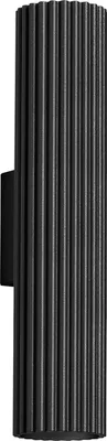 Immagine prodotto di Lampada da parete Alluminio GU10 H: 30 cm Nero 2 luci allungate Moderno