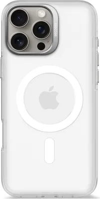 Immagine prodotto di Custodia trasparente Decoded, cover, Apple, iPhone 16 Pro Max, 17,5 cm (6,9"), trasparente, Weiß