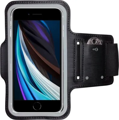 Immagine prodotto di Fascia da braccio sportiva per Apple iPhone SE 3 [2022] Copertura fitness per cellulare Fascia da braccio per corsa