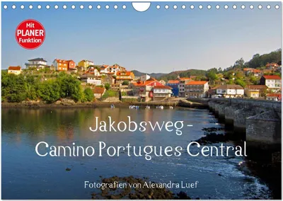 Produktbild von Jakobsweg - Camino Portugues Central (Wandkalender 2026 DIN A4 quer), CALVENDO Monatskalender
