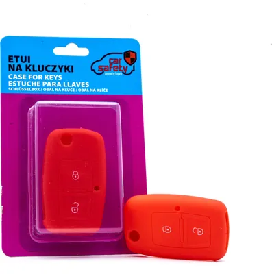 Obrázok produktu pre Silikónový kryt kľúčov RED pre Seat Škoda VW