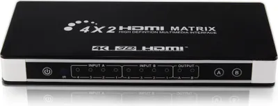 Produktbild von INF HDMI Matrix 4x2 Switch/Splitter UHD 4K2K 3D s funkciou EDID