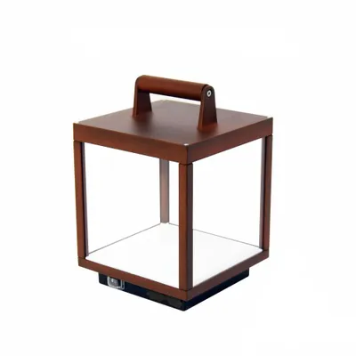 Produktbild von Batteriebetriebene 5-W-Corten-LED-Visierlaterne, IP54