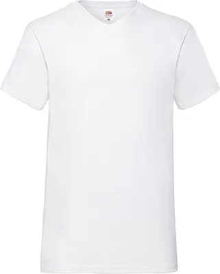 Immagine prodotto di Fruit of the Loom 61-066-0 | Maglietta Valueweight con scollo a V da uomo - Colore: Bianco - Taglia: L