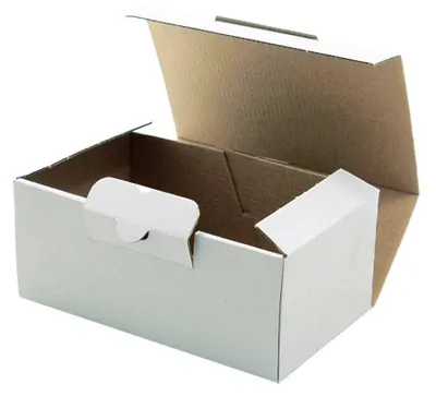 Produktbild von 50x Versandkarton 174x104x74mm schnelle Aufrichtung mit Steckverschluss Warenpost International weiß