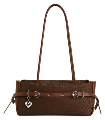 Image de Sac bandoulière pour femme, en cuir synthétique