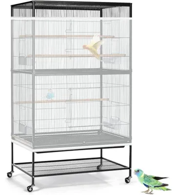 Productafbeelding van Vogelkooi-afdekking, nylon net, 300x80 cm, wit, stofbestendig, verstelbaar