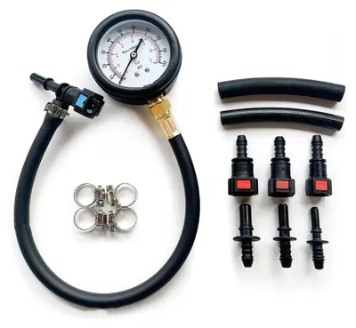 Produktbild von Kraftstoffdruckmesser Kraftstoffdrucktester - Einspritzpumpe Druckprüfer - Messgerät für Auto, Motorrad und LKW