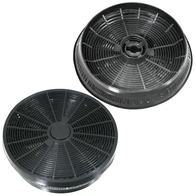 Kohlefilter für Belling CHIM60, 2er-Pack, Ø 145/130 mm