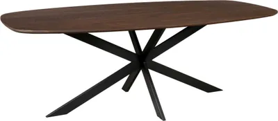 Produktbild von Starfurn – Esstisch Ferris aus Eiche | Dänisches Oval 200 cm | Braun