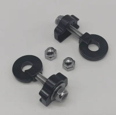 Produktbild von Kettenspanner 2x Schwarz Chain Tensioner BMX Singlespeed Fixie Dirt Fahrrad